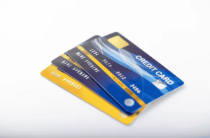 Three credit cards