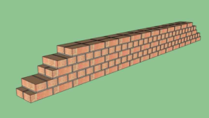 Width of 2 Bricks